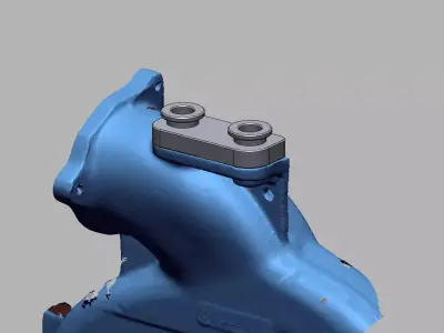 Intake manifold Rubber mount 1 9 TDI 3D print model
