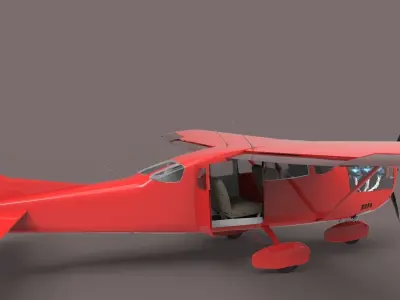 Cessna 206 Free 3D model