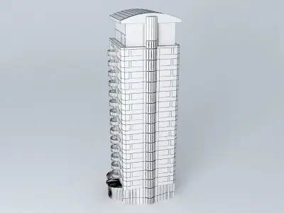 Tower Maasboulevard Free 3D model