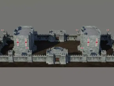 Medieval Fortress 3D model
