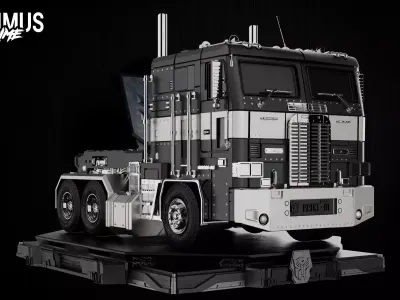 Wicked Movies Optimus Prime Truck Sculpture  3D print model