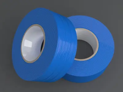 Duct Tape Blue 3D model