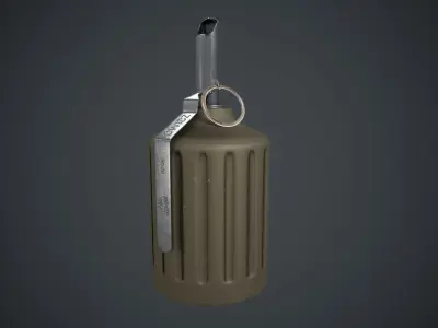 RGZ 89 Hand Grenade Polish  Low-poly 3D model
