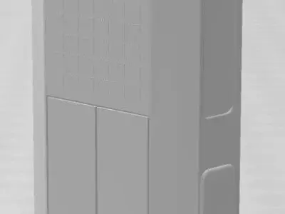 Refrigerated Truck Body 3D print model