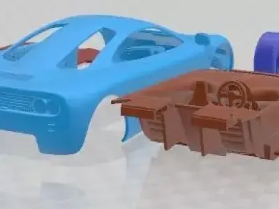 McLaren F1 1994 Printable Car 3D print model