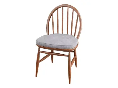 Antique Spindle Back Chair 3D model