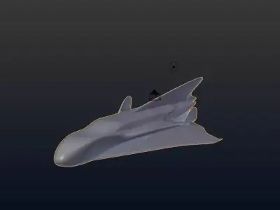 AX-0001 fighter jet 3D model