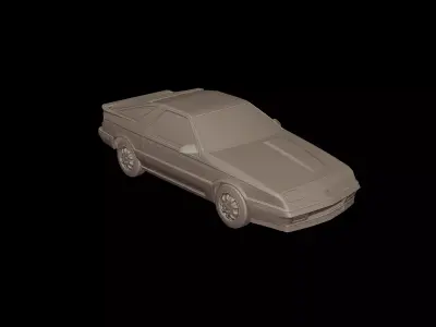 crysler daytona shelby z 1987 3d print model 3D print model