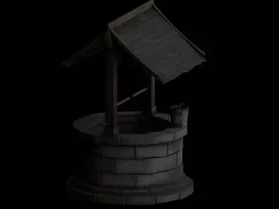 Medieval Well  3D model get