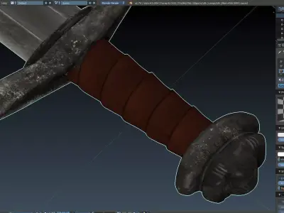 Exclusive Sword from not yet announced AAAgame CodeName  TAT 3D model