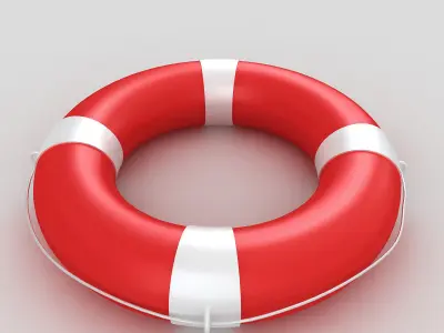 Lifebuoy life preserver 3D model buy