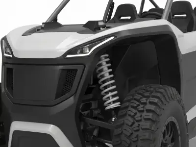 Nikola NZT UTV Low-poly 3D model