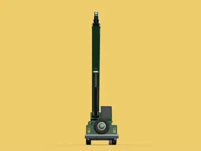 ARMY MILITARY RESCUE ARMOURED CRANE WRECKER TRUCK WINCH WINCHES 3D model