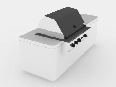 Barbecue outdoor grill 3D model