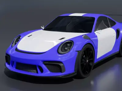 Porsche 911 GT3 RS 2019 3D model  3D model
