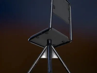 Industrial Chair Low-poly 3D model purchase