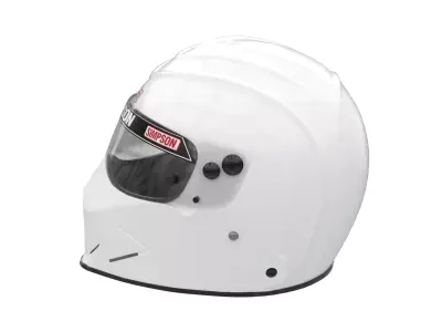 Simpson Racing SA2020 Diamondback white helmet Low-poly 3D model