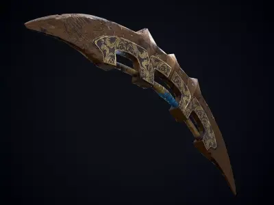 Spartan Warrior Ancient military weapon Low-poly 3D model