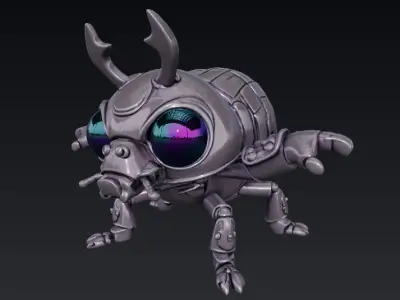 Beetle Droid 3D model
