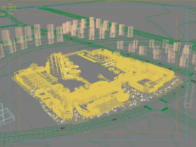 Architecture 3D model buy