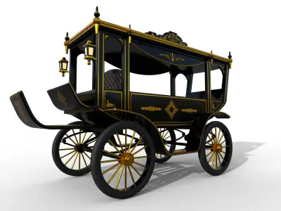 Hearse 3D model