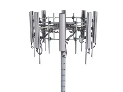 Cell Phone Tower 3D model
