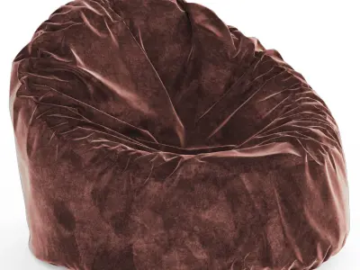 Bean Bag Chair By Living And Co 3D model