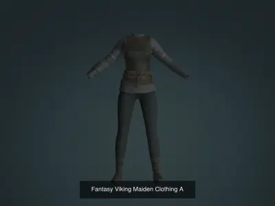 Fantasy Viking Bundle 3D Model Pack