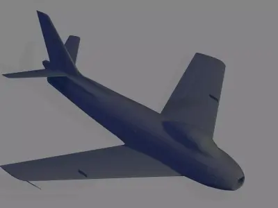 F-86F-2 Sabre 3D model