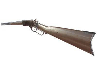 Winchester 1873  Low-poly 3D model