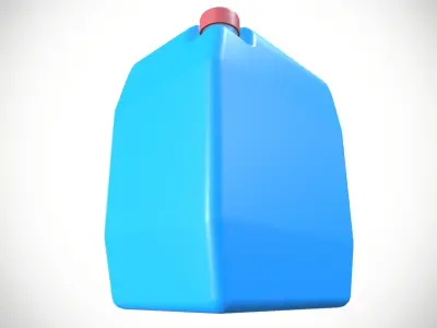 Petrol Can Low-poly 3D model buy