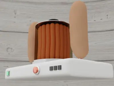 Hot-Dog Machine - Fast Food 3D model
