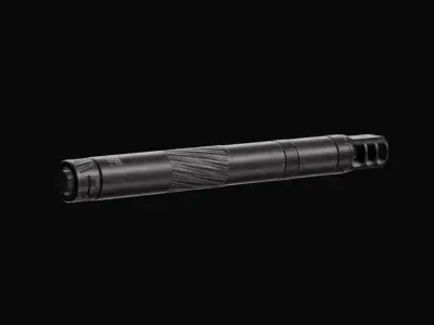 Thunder Beast - Ultra 50 Suppressor Low-poly 3D model