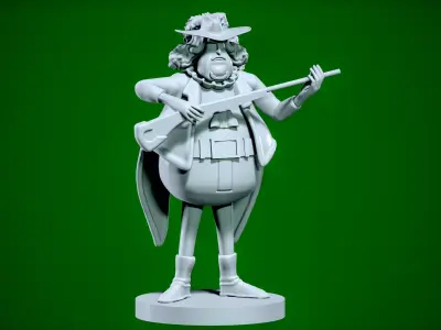 Petermoo - Roger Pirates - One piece - Split part  3D print model