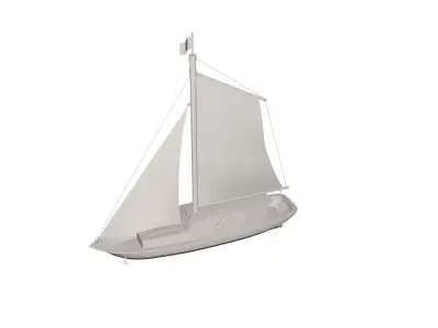 Ship concept 3D model