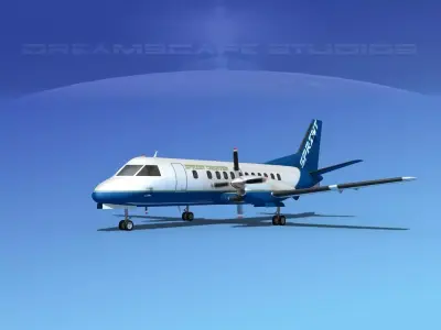 SAAB SF340 Sprint Charter 3D model