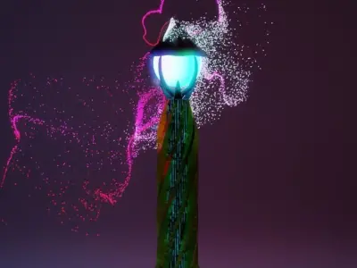Sci-fi Tower  Low-Poly  Game-Ready 4K PBR Textures Free low-poly 3D model