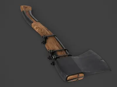 Modifiable Strike Weapon 11 Low-poly 3D model