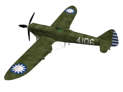 Dewoitine D510 3D model buy