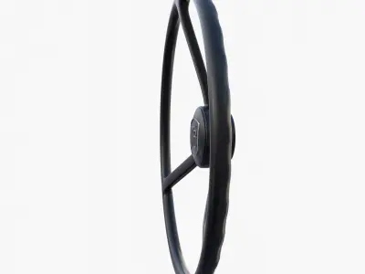 U650 Tractor steering wheel 3D model