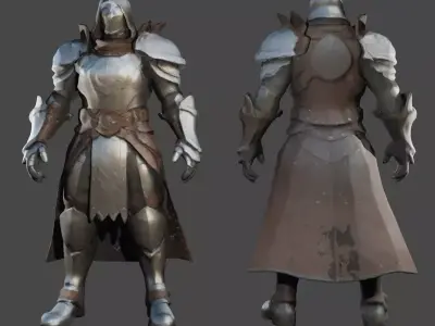 Humanoid gear 3D model 3D model