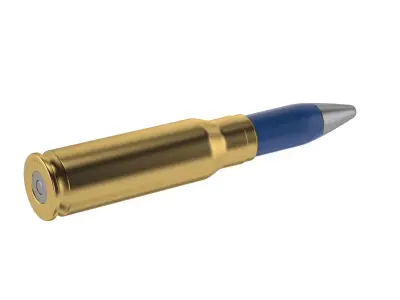 Bullet 20x102mm  Low-poly 3D model