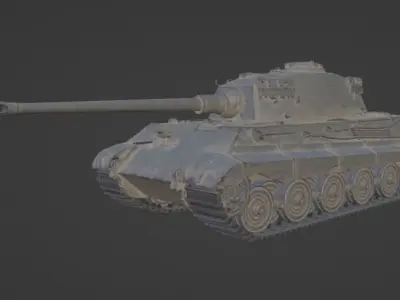 The heavy tank  3D model