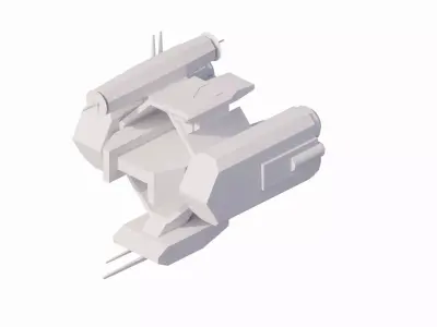 Spaceship-spacecraft-Ultra9 3D model