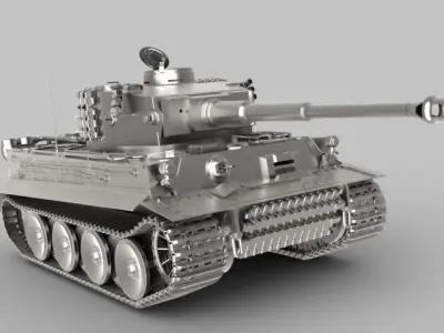 PANZER TIGER I AUSF A - WWII 3D model