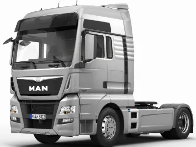 Truck XXL Semi-Trailer 3D model