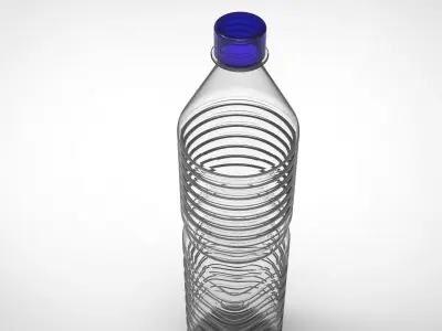 bottle of water  3D model purchase