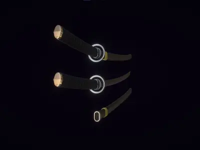 Void Katana Low-poly 3D model