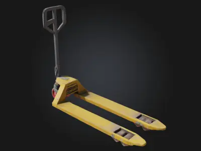 Pallet Jack  Industrial Mobility in Compact Form 3D model