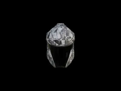  Sci-Fi Military Helmet  Free low-poly 3D model